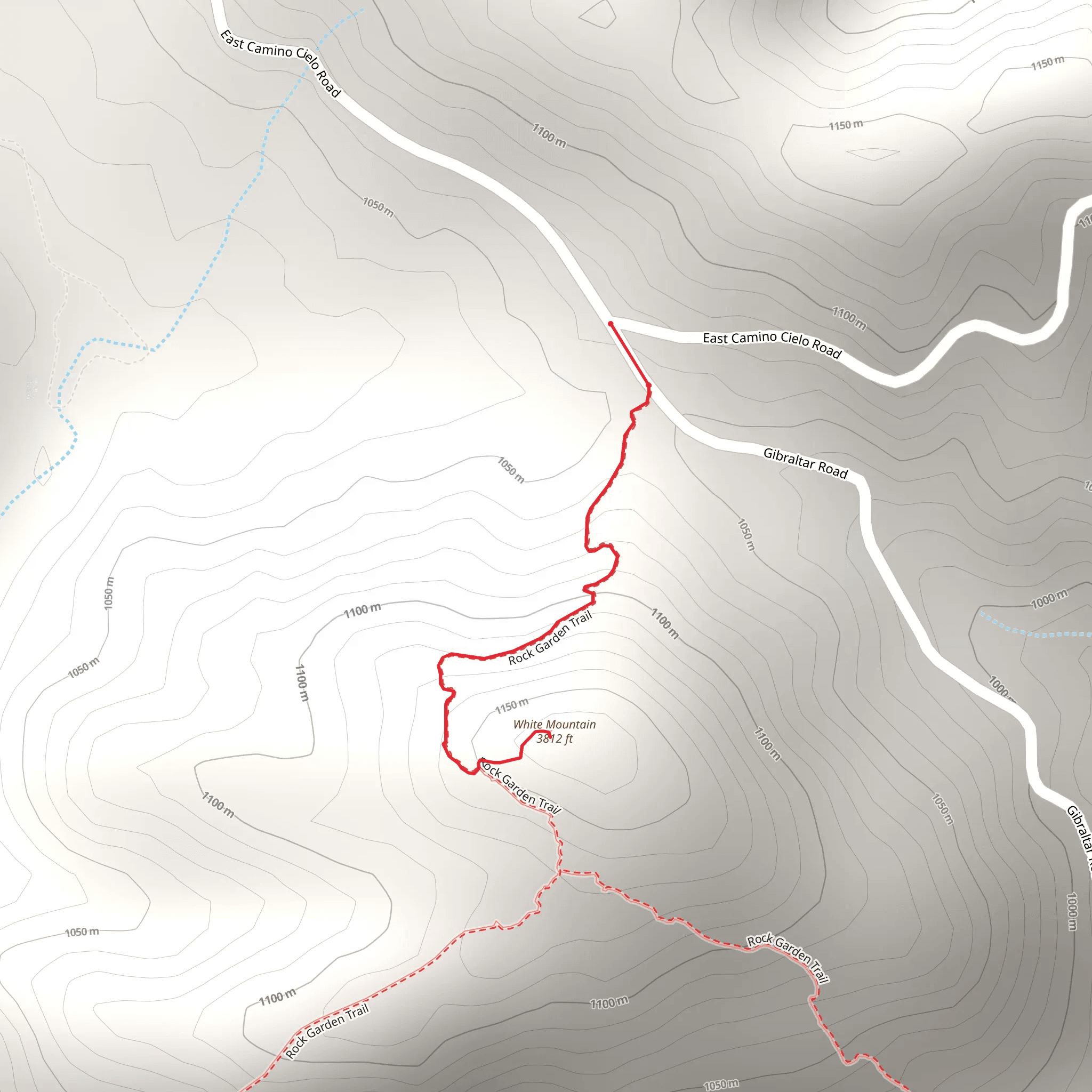 White Mountain mobile static map