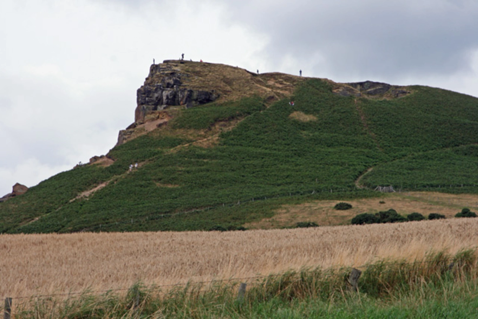 An image depicting the trail Roseberry Topping via Three Ridings on Foot and its surrounding area.