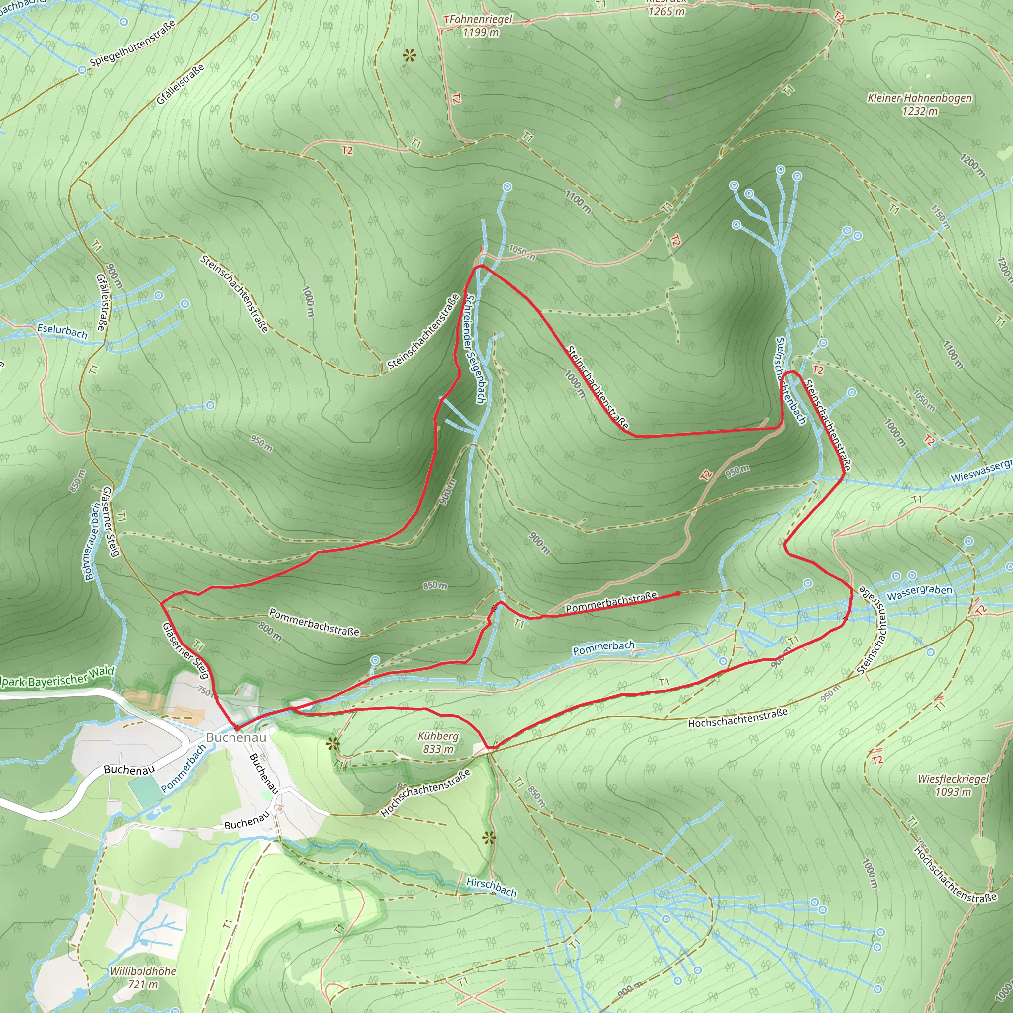 Kuhberg Loop - Buchenau mobile static map