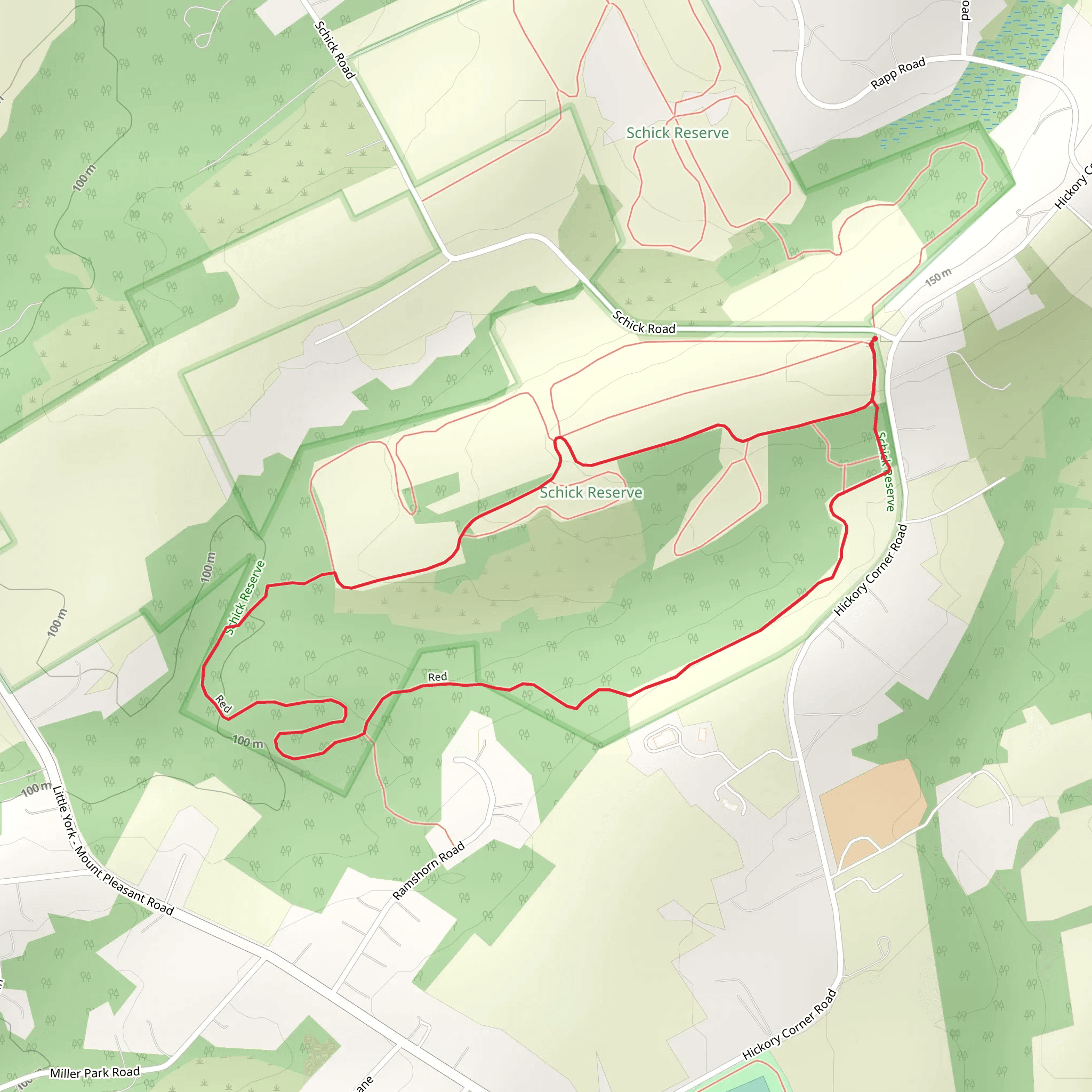 Red Loop mobile static map