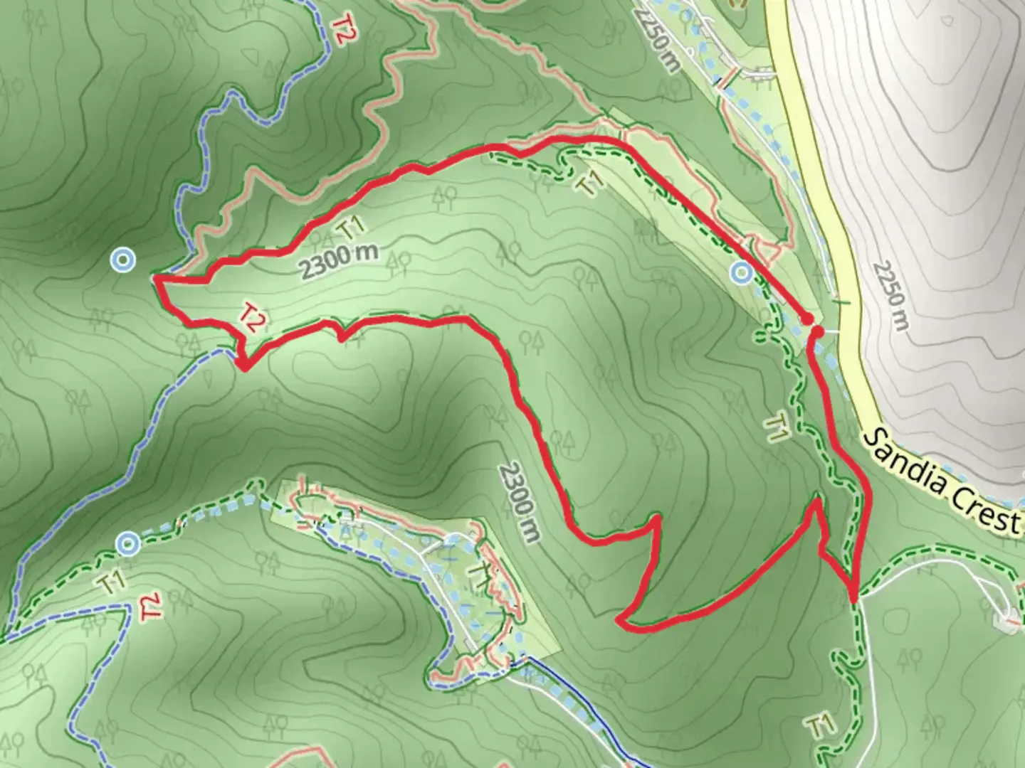 An image depicting the trail Sulphur Canyon, Faulty and Cienega Bypass Loop Trail and its surrounding area.