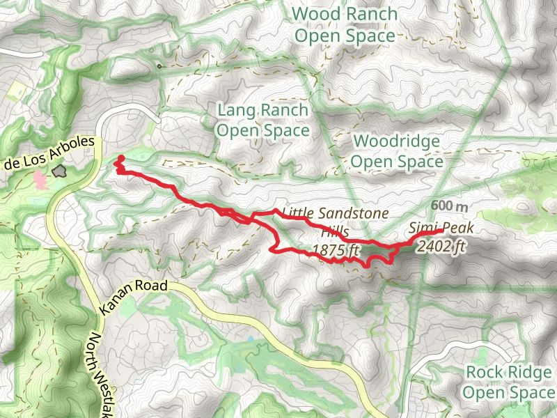 Rabbit Ridge and Oakbrook Vista Loop Trail