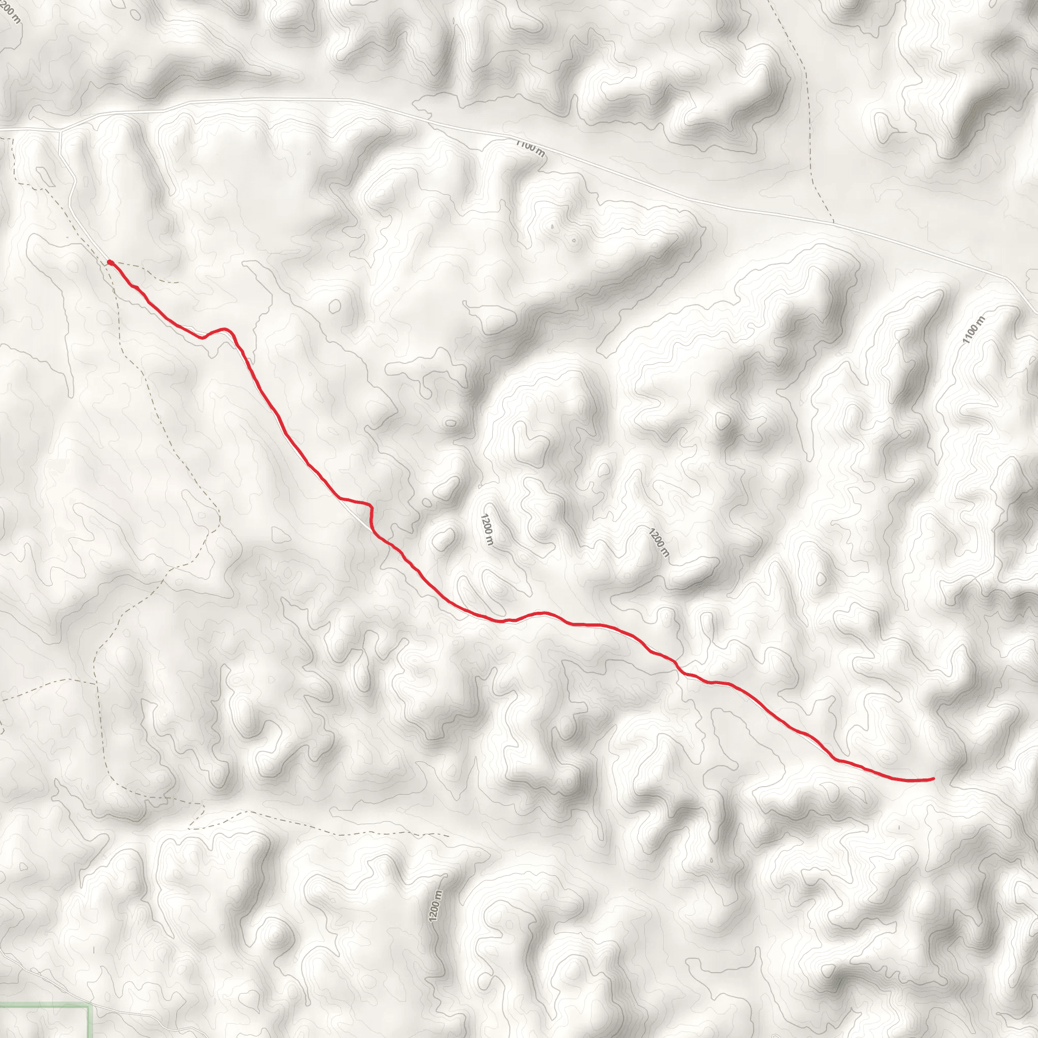 Lower Plum Creek Trail mobile static map