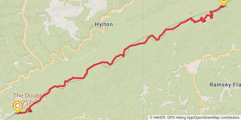 Great Eastern Trail (Incomplete) stage 85 Map