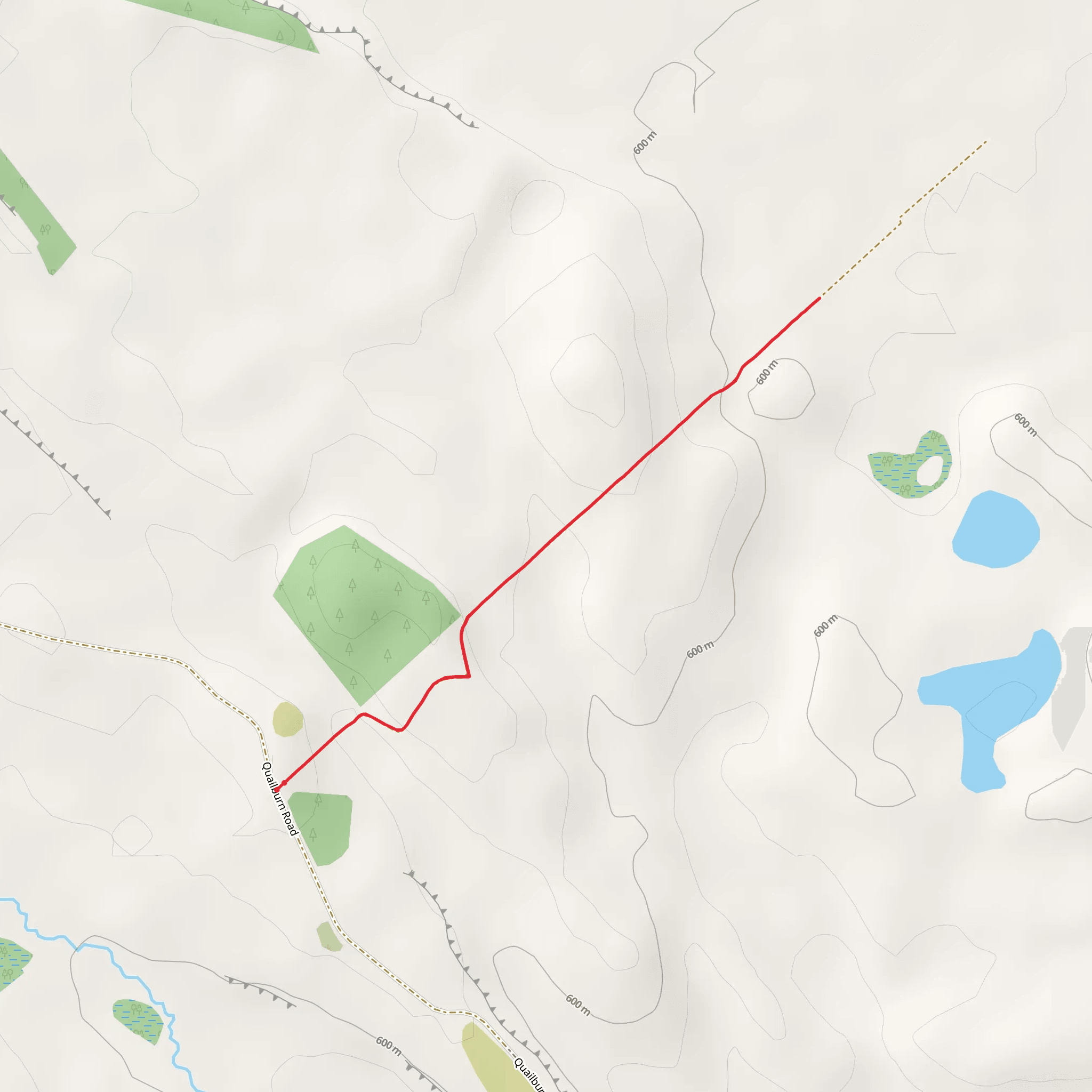 Wairepo Kettleholes Track mobile static map