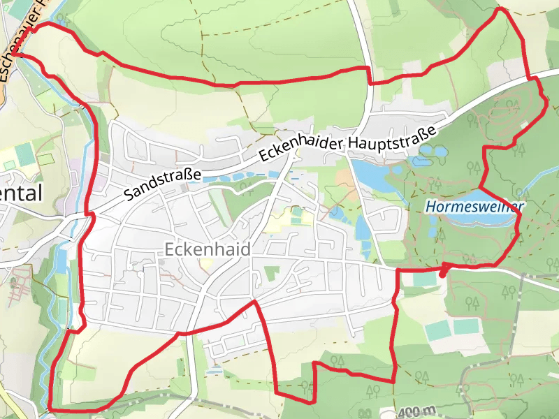 Hormesweiher via Rundweg um Eckenhaid