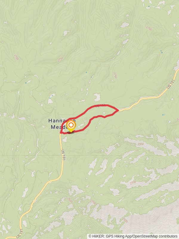 Clell Lee Loop Trail mobile static map