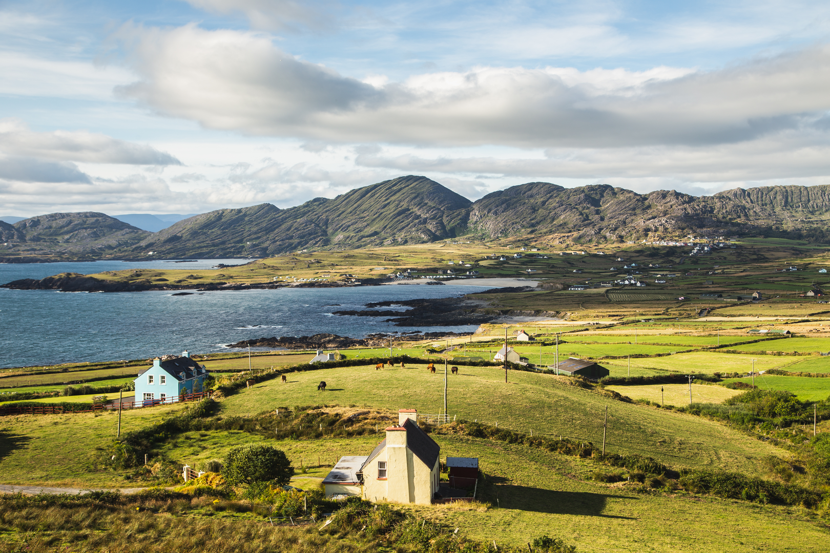 An image depicting the trail Beara Bridleway and its surrounding area.