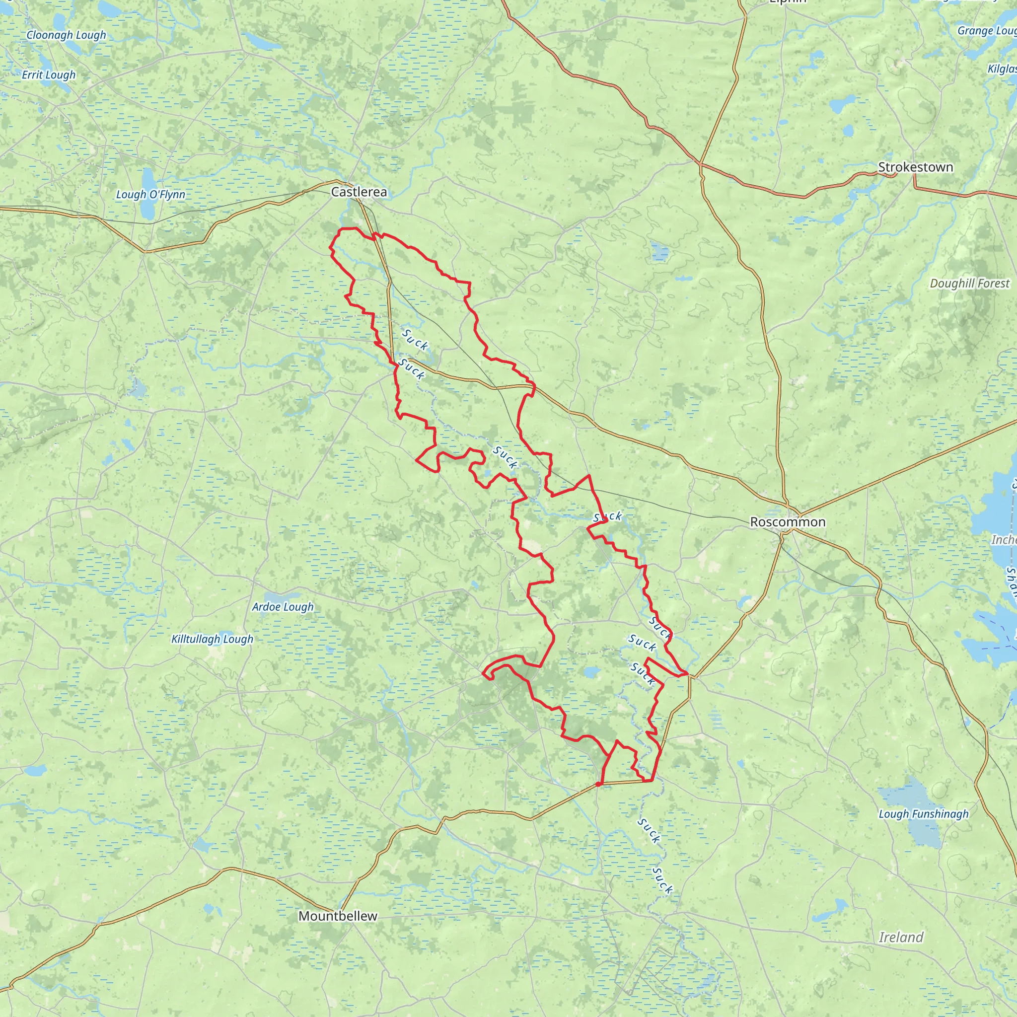 Suck Valley Way mobile static map