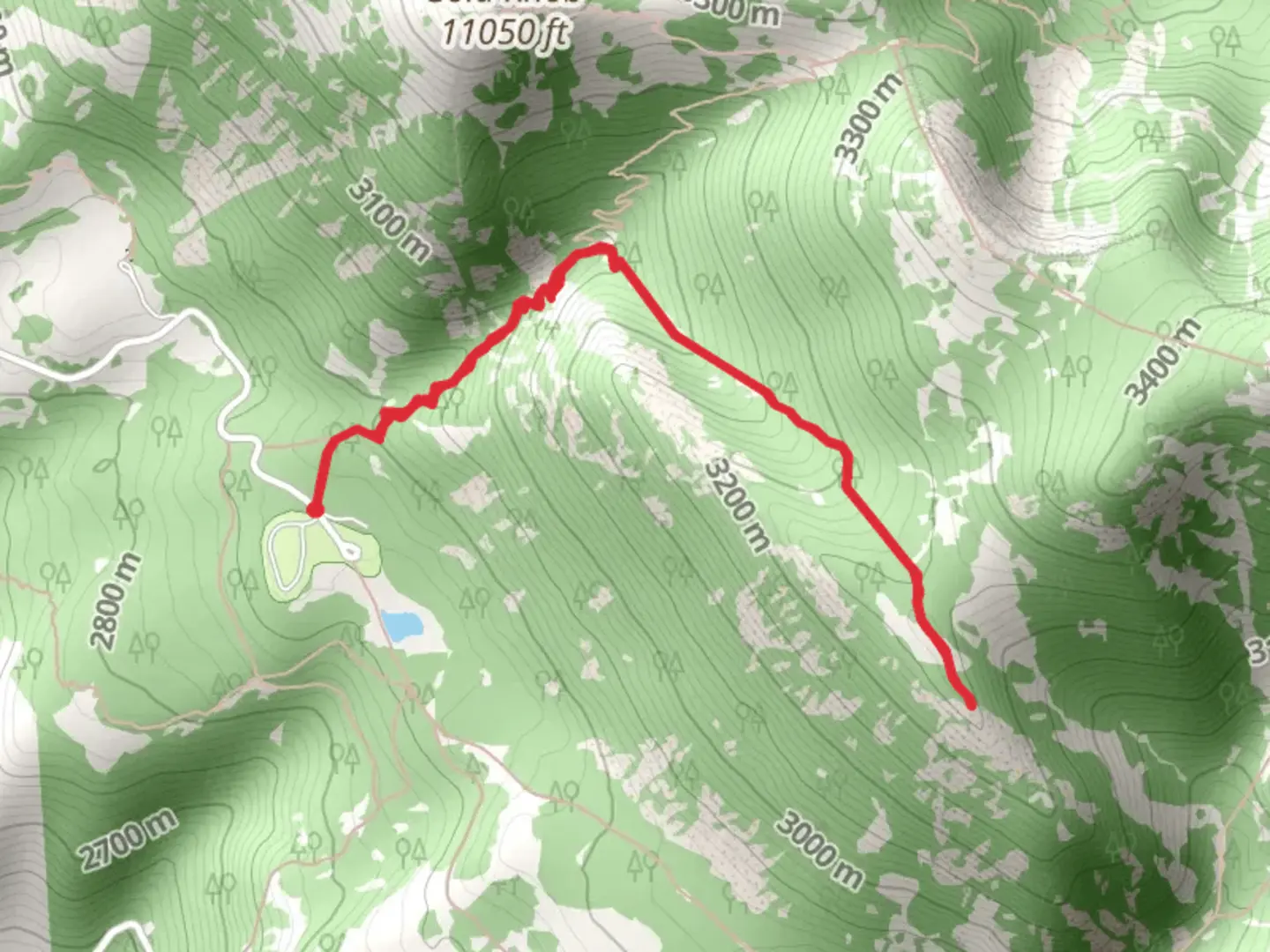 An image depicting the trail Mountain View Trail and its surrounding area.