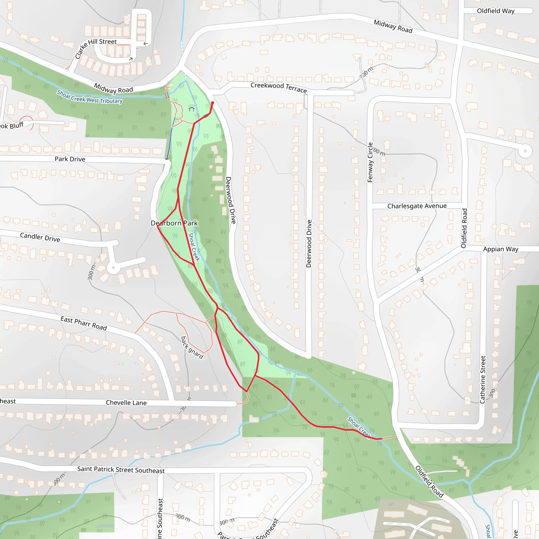 Dearborn Park mobile static map