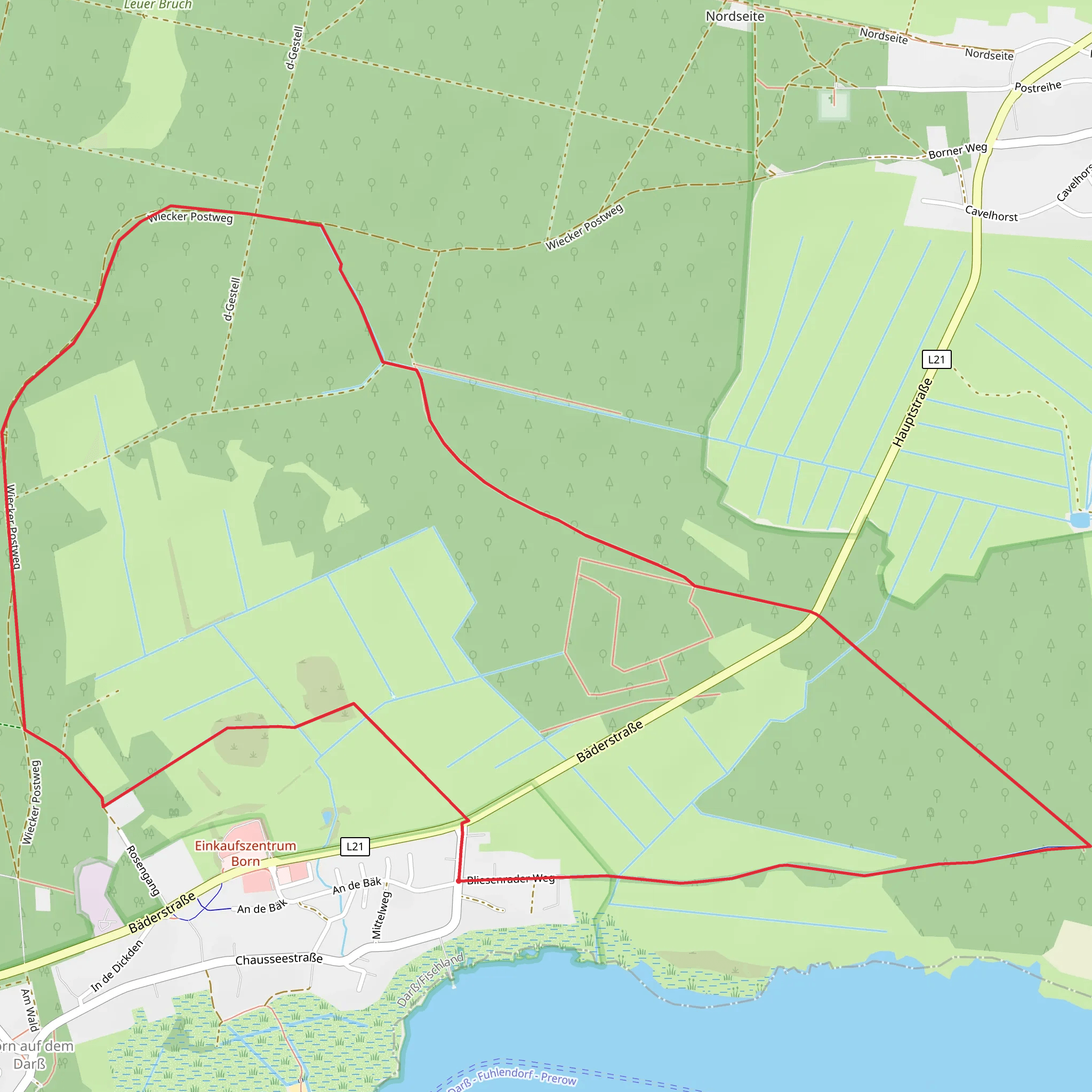 Kronsmoor Loop mobile static map