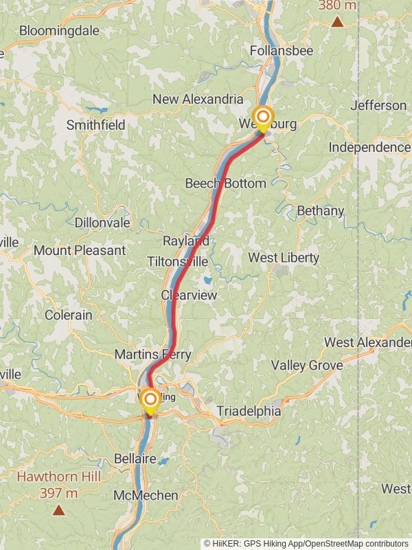 Ohio River - Brooke Pioneer Trail