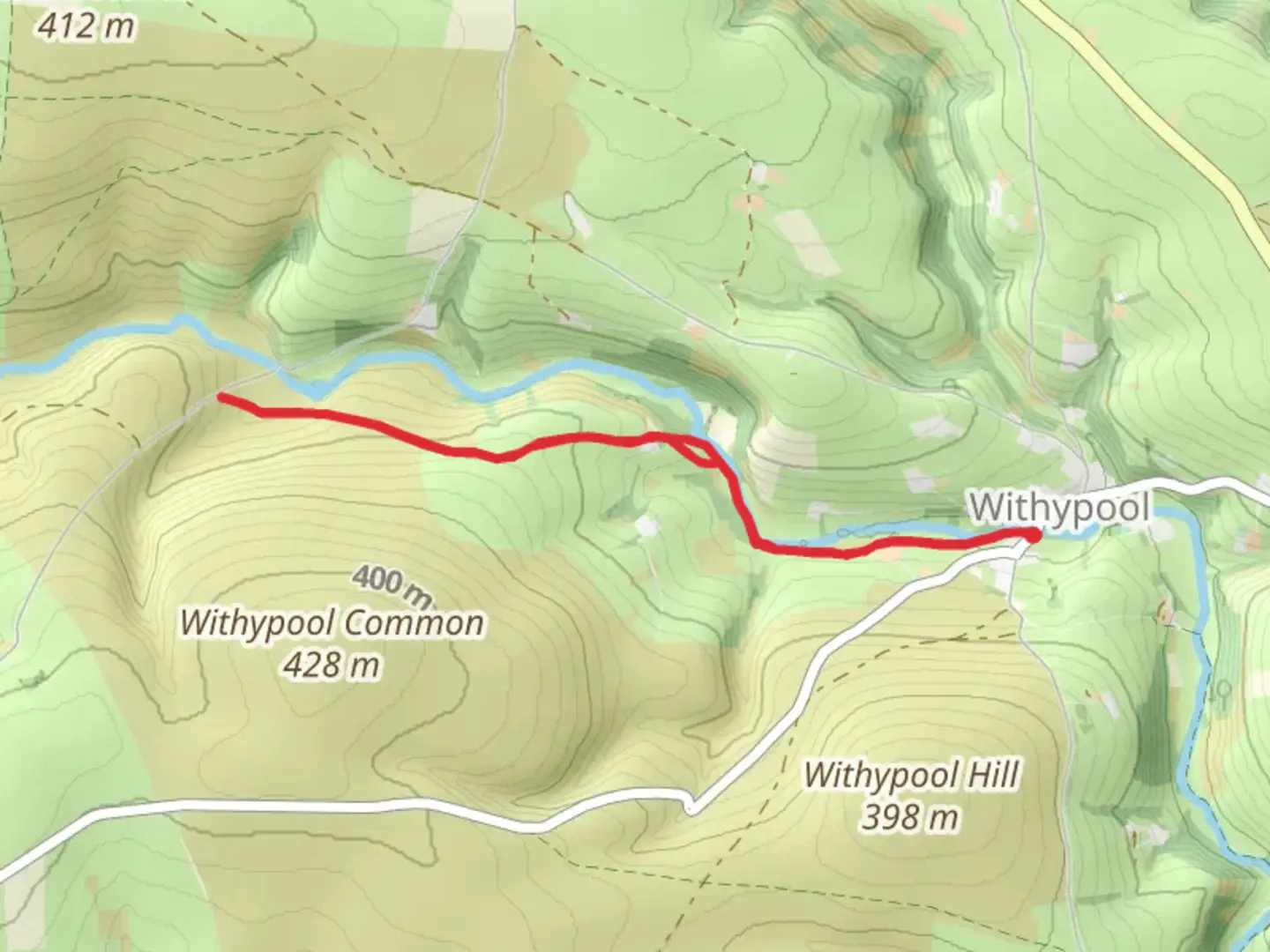 An image depicting the trail Brightworthy and Ford Walk and its surrounding area.