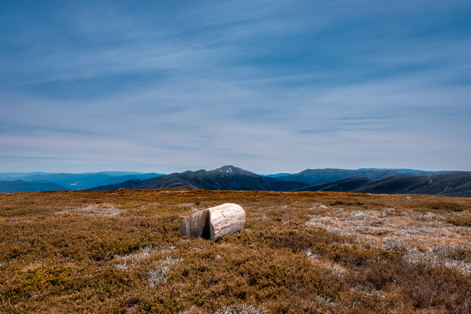 An image depicting the trail Mount Bogong Trail - Staircase Spur and its surrounding area.