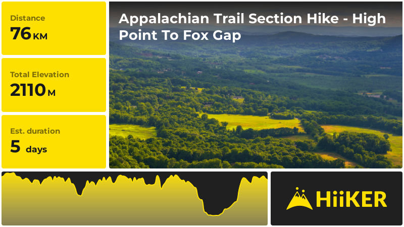 Appalachian Trail Section Hike High Point To Fox Gap New Jersey
