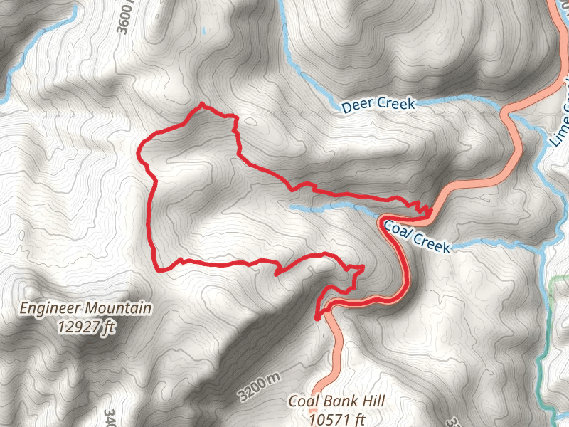Engineer Mountain and Coal Creek Loop Trail