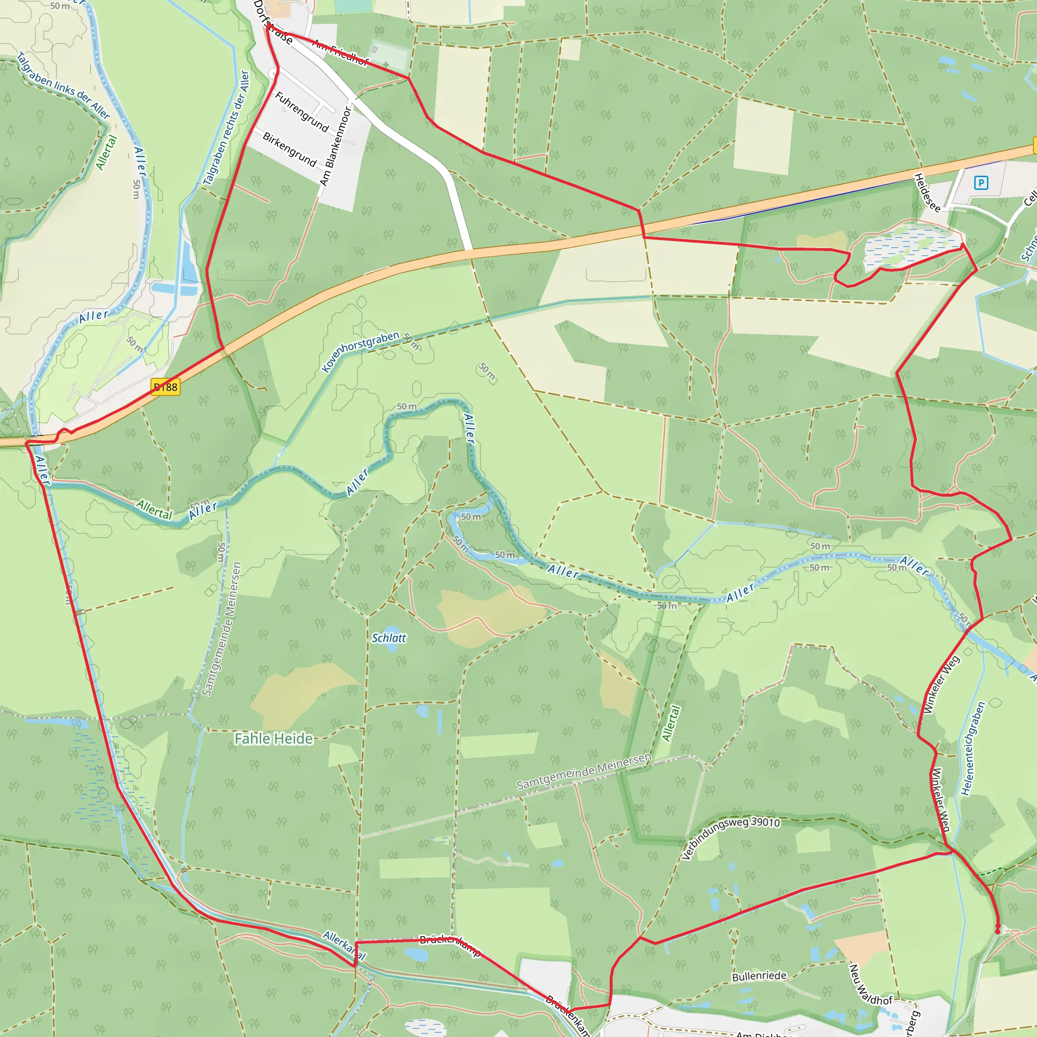 NSG Fahle Heide Loop - Neubokel mobile static map
