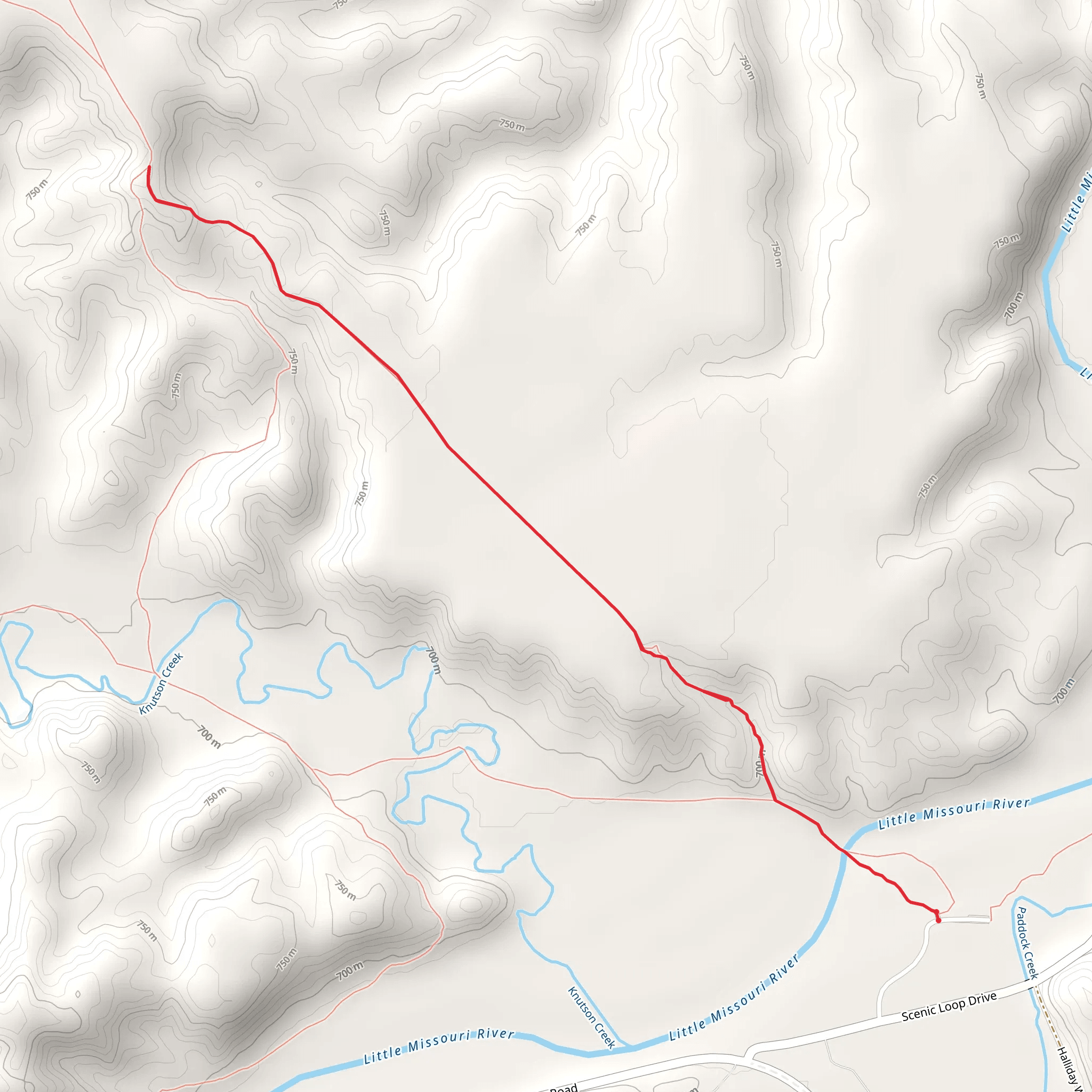 Big Plateau via Lone Tree Trail mobile static map