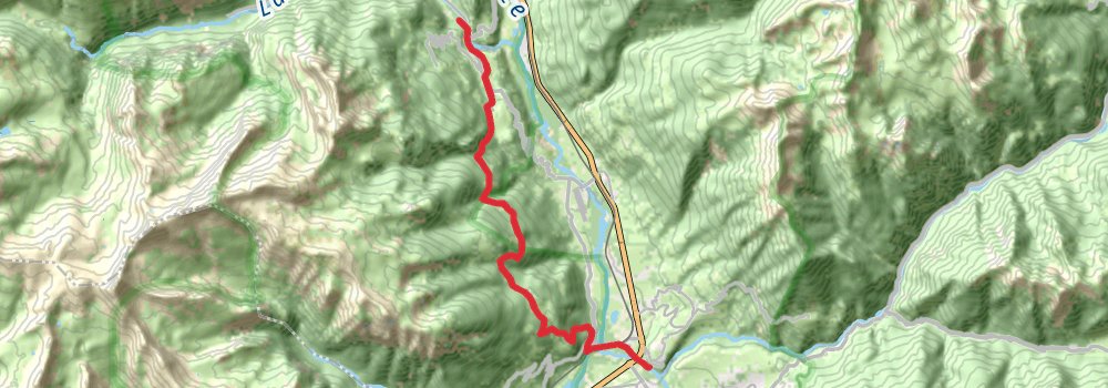 Via Alpina - Red Trail stage 113 Map