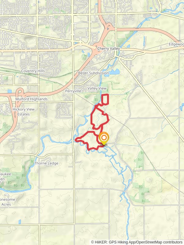 Red, Green and Blue Loop Path