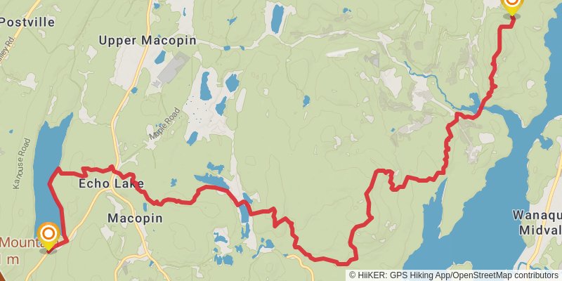Highlands Trail stage 6 Map