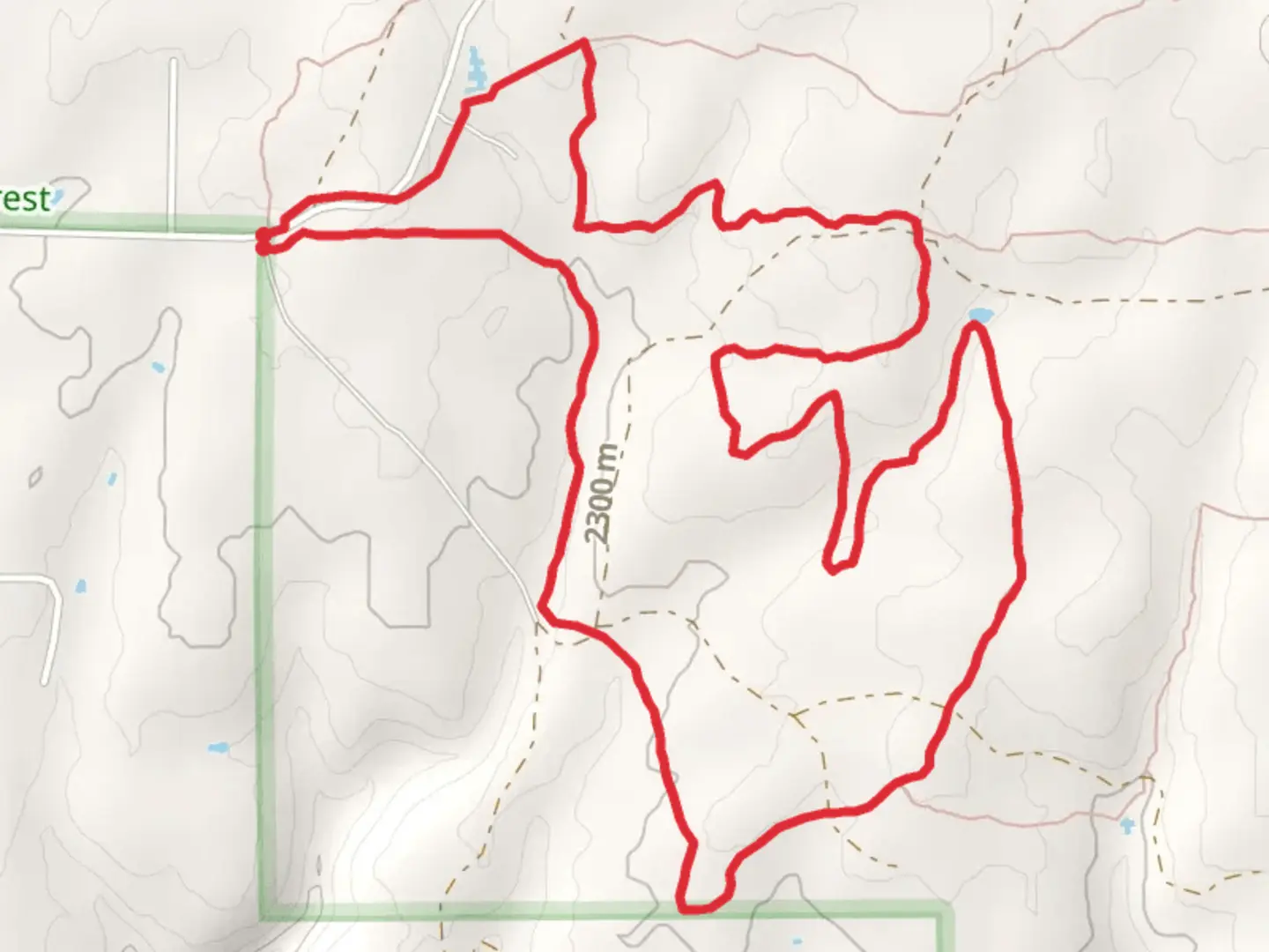 An image depicting the trail Mavericks Trail and its surrounding area.