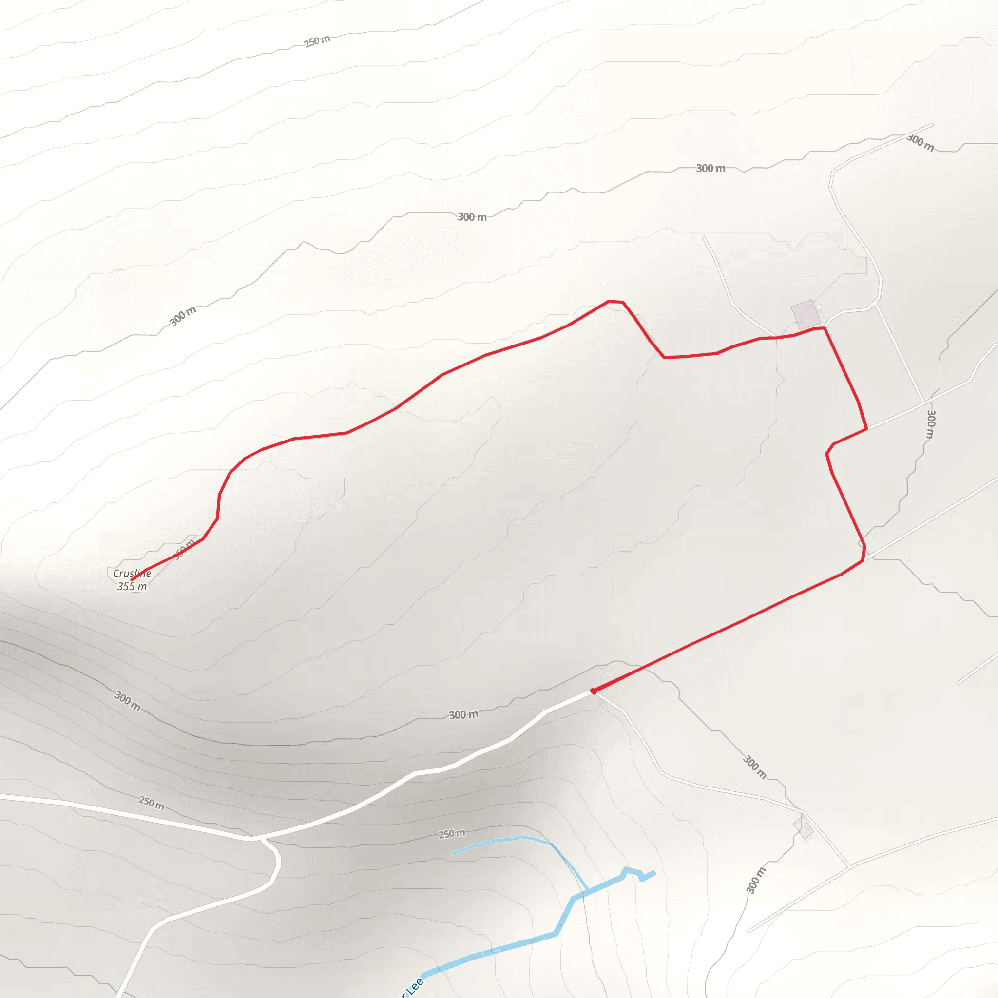 Crusline Peak Walk mobile static map