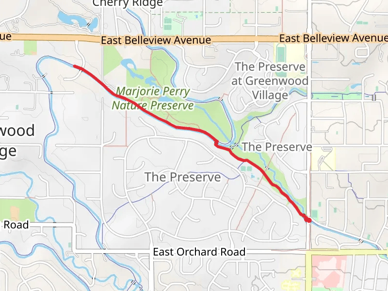 Greenwood Gulch Trail and Highline Canal Trail
