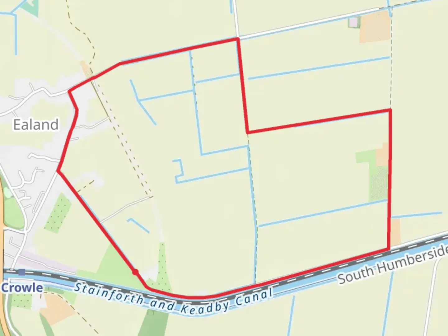 An image depicting the trail Ealand Loop and its surrounding area.