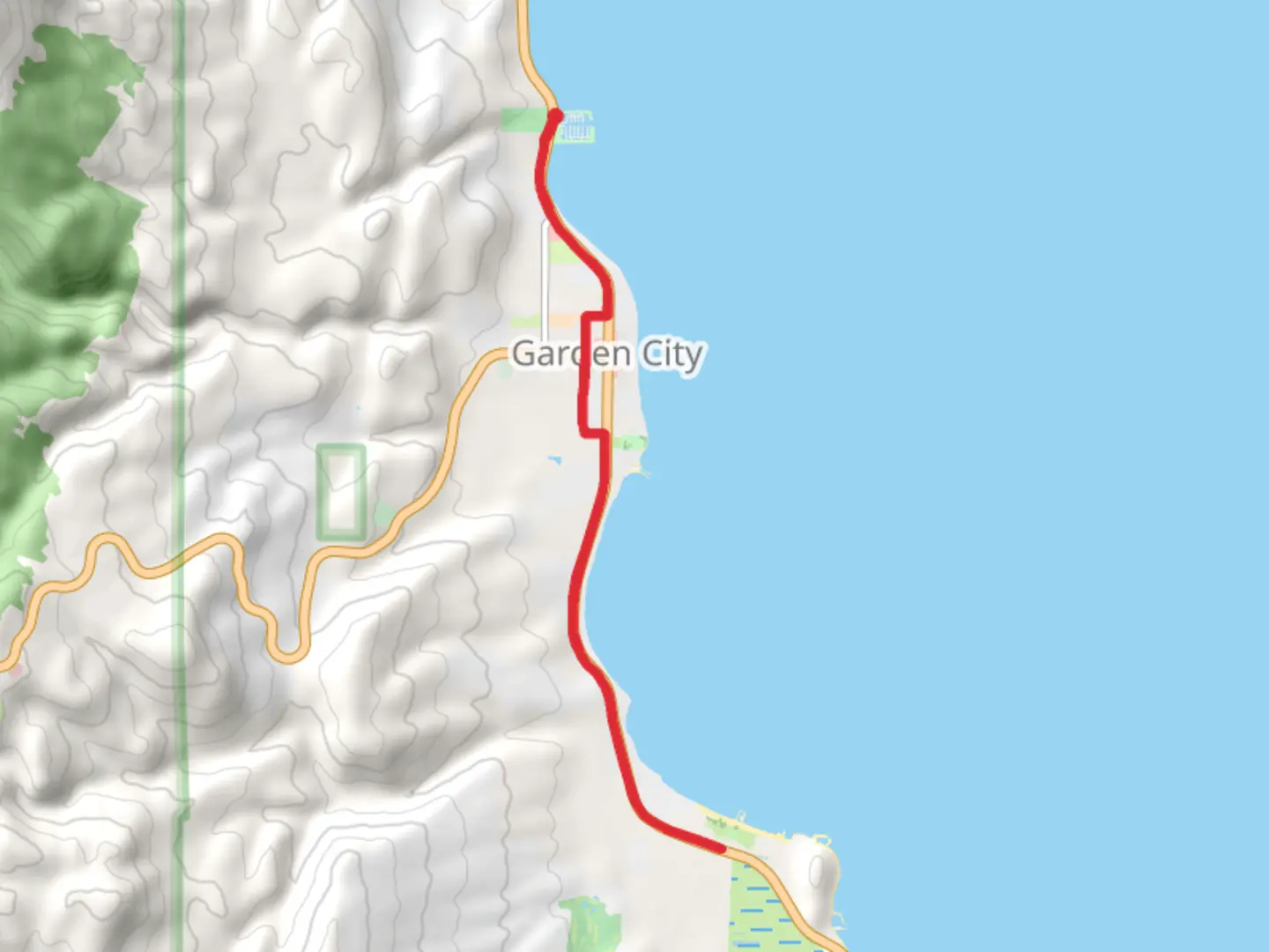 An image depicting the trail Bear Lake Legacy Pathway and its surrounding area.