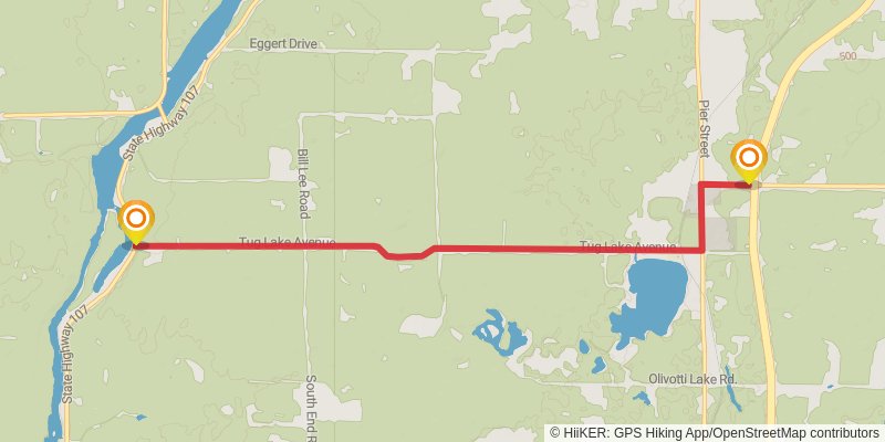 Ice Age National Scenic Trail stage 25 Map