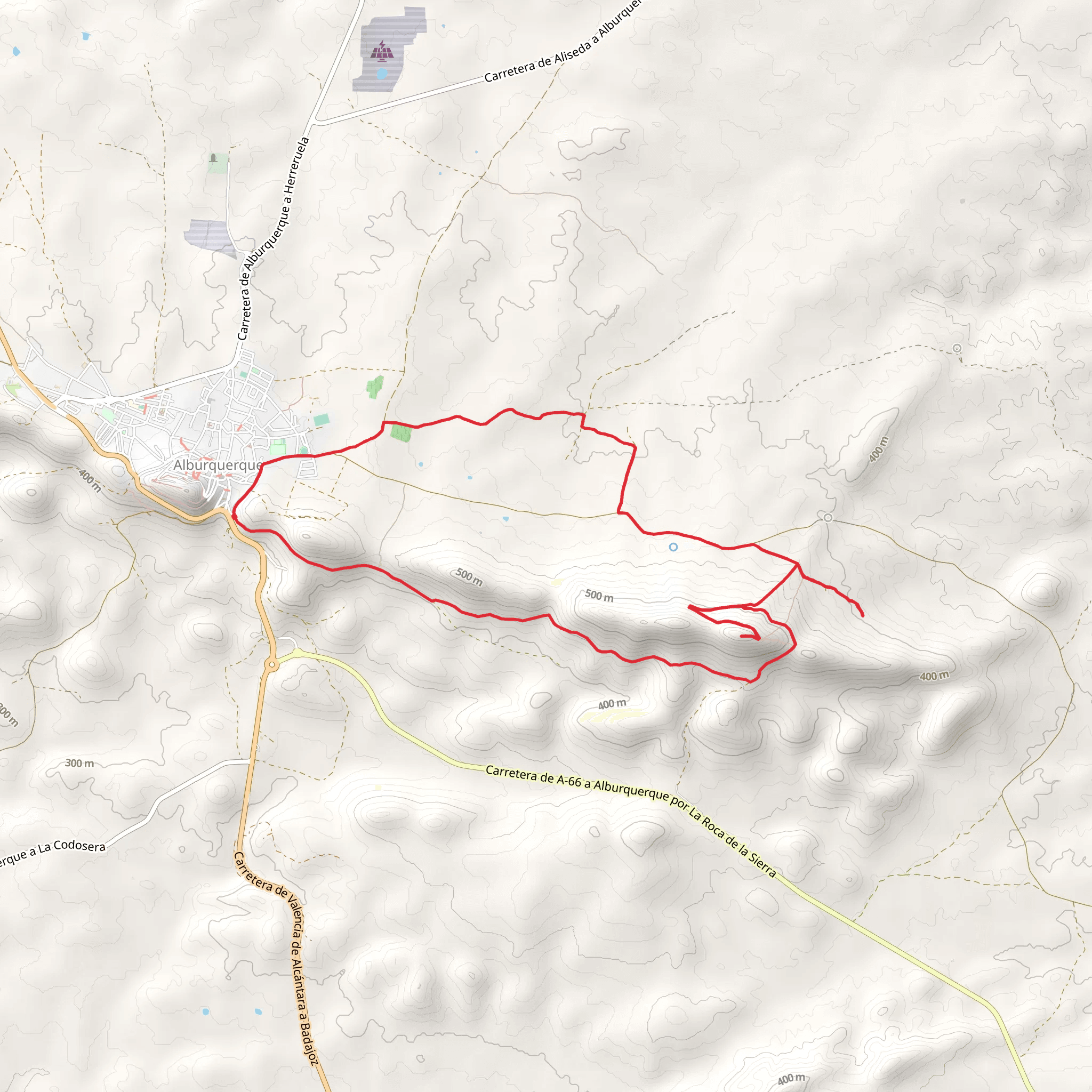 Sierra de Santa Lucia PR BA 99 mobile static map