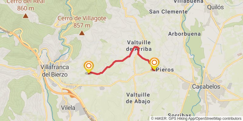 Camino de Santiago Francés alt 13 Map