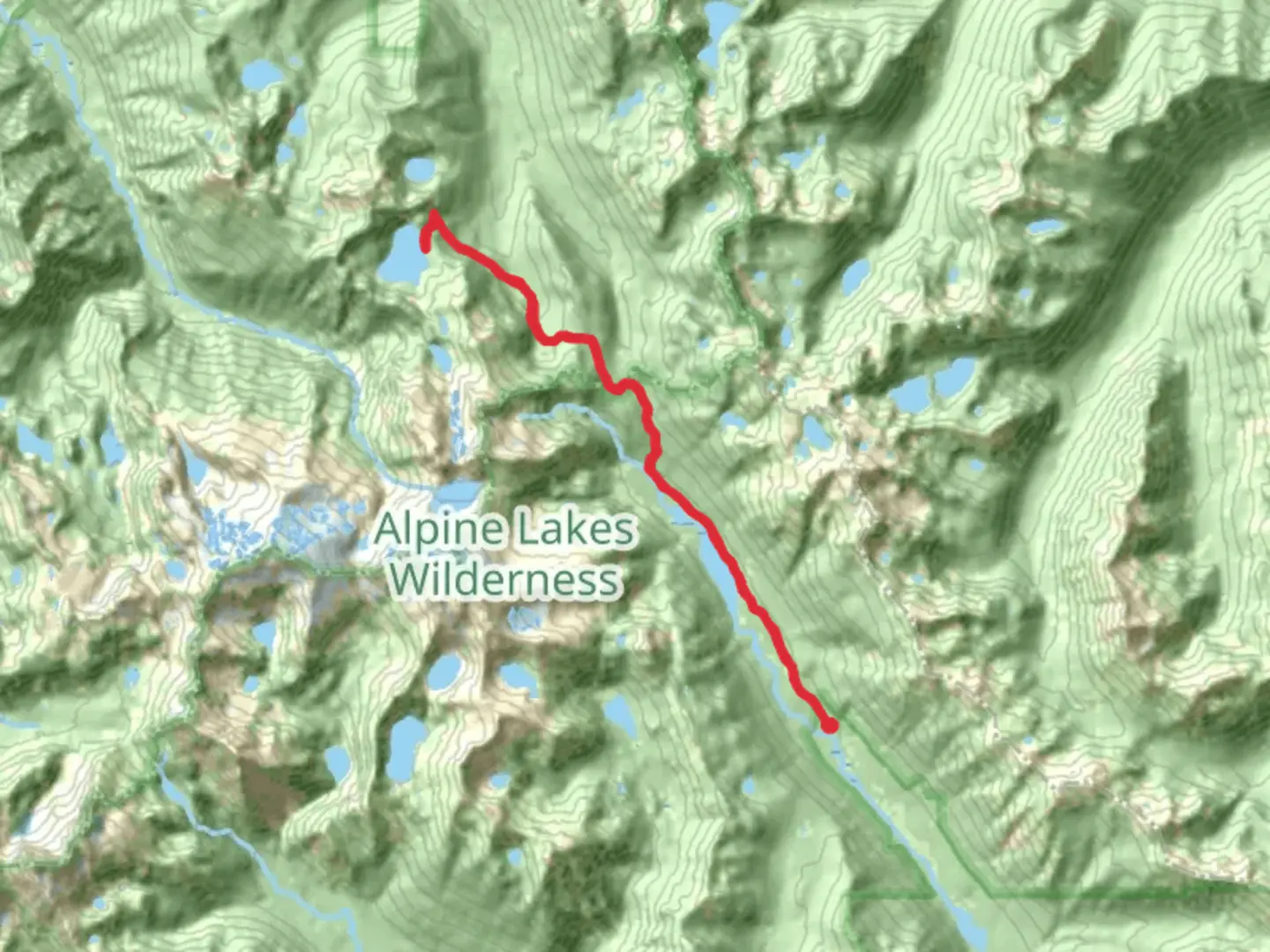 An image depicting the trail Marmot Lake via Lake Clarice trail and its surrounding area.
