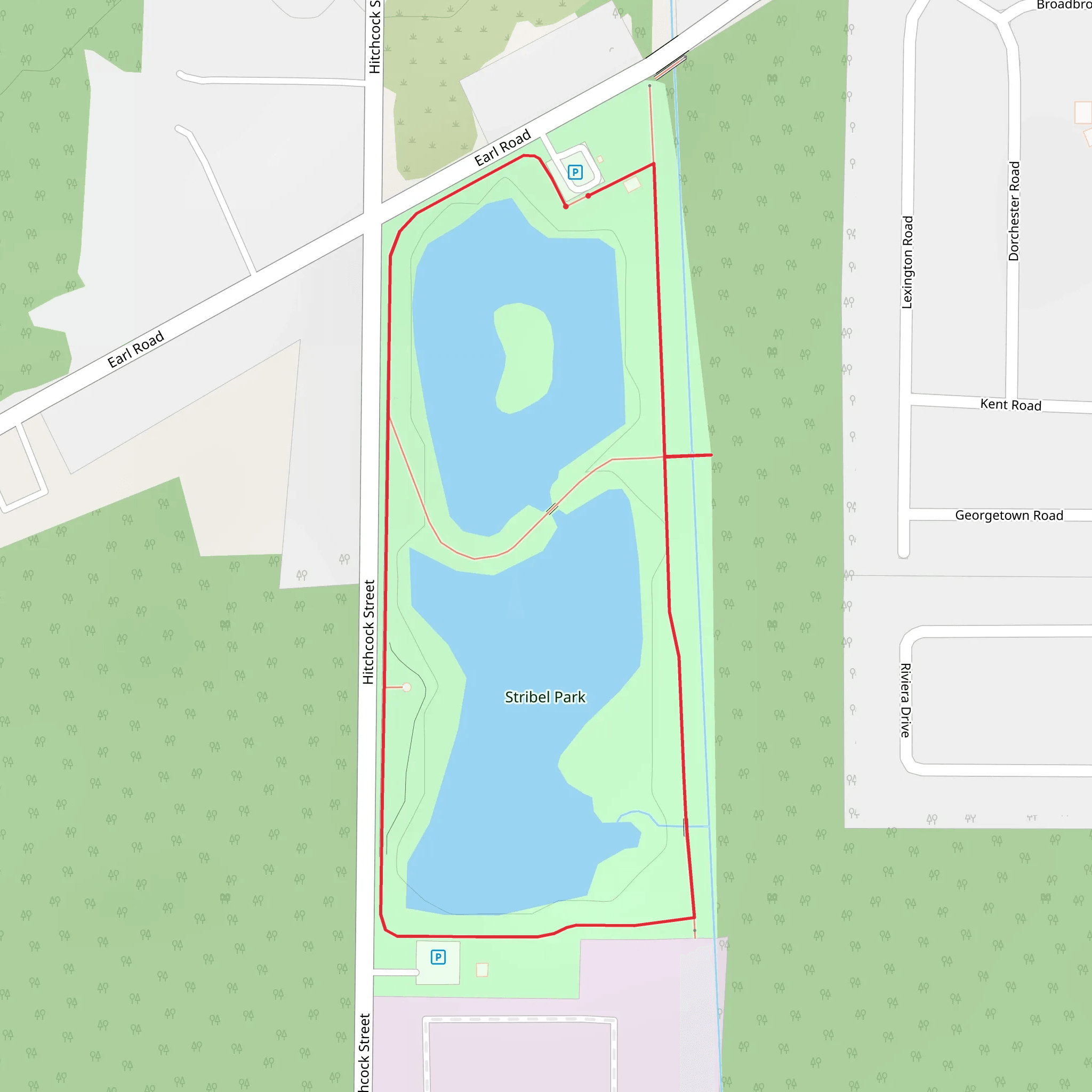 Stribel Park Loop mobile static map