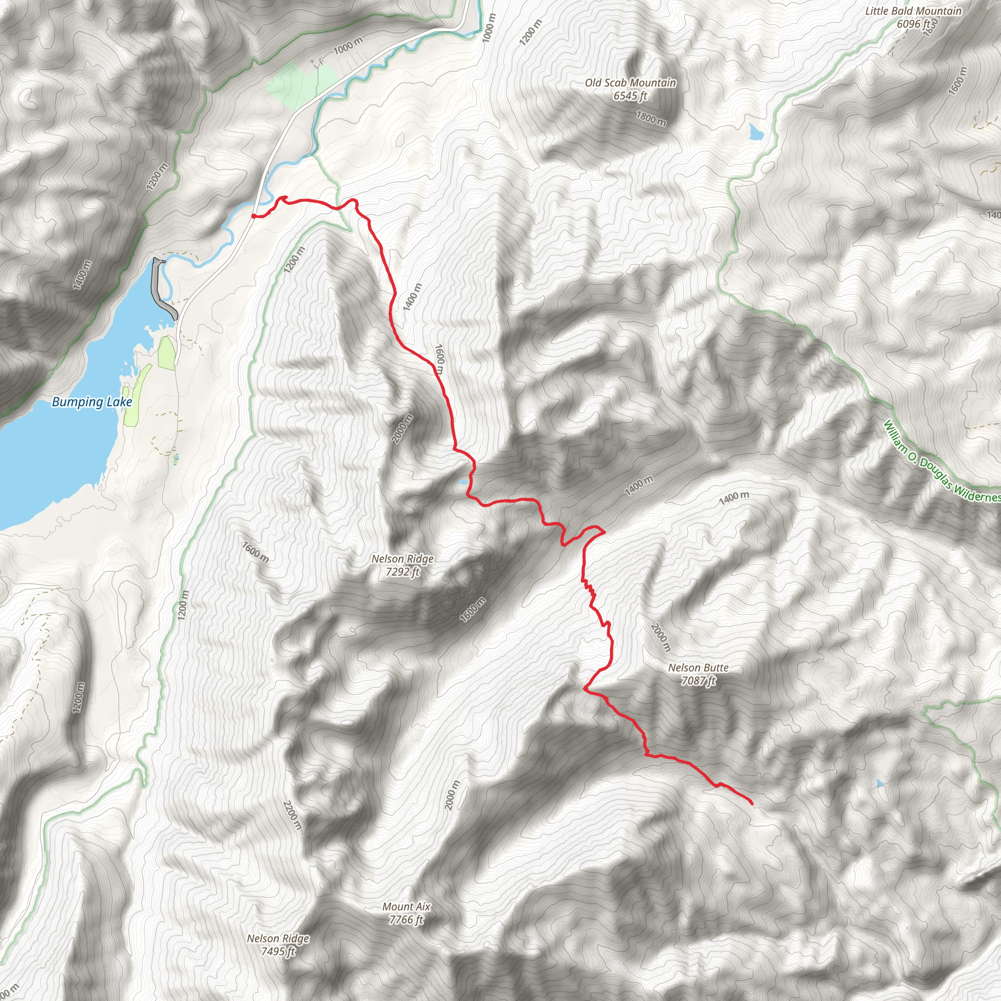 Richmond Mine Trail mobile static map