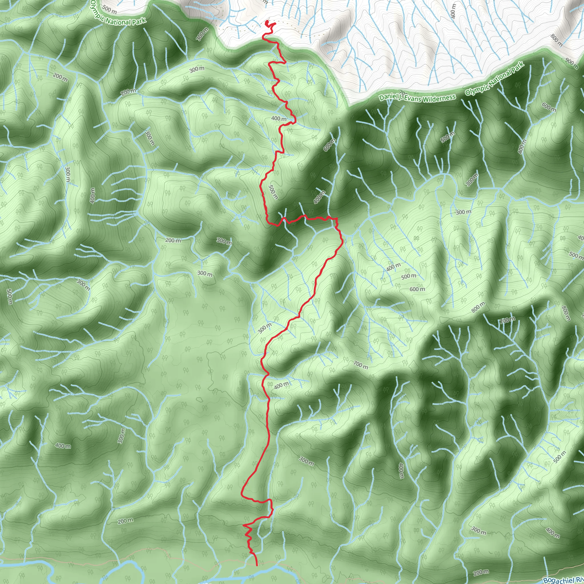 North Snyder - Jackson Trail mobile static map