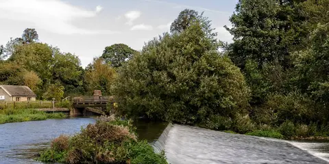 An image depicting the trail Vale of Pickering Loop from Kirkham Priory and its surrounding area.