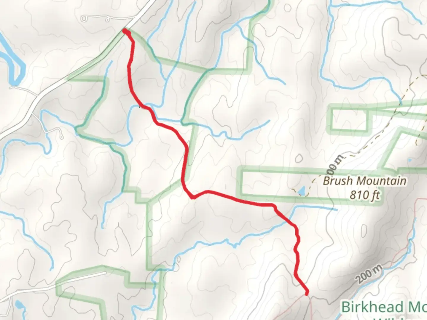 An image depicting the trail Thornburg Farm Trail and its surrounding area.