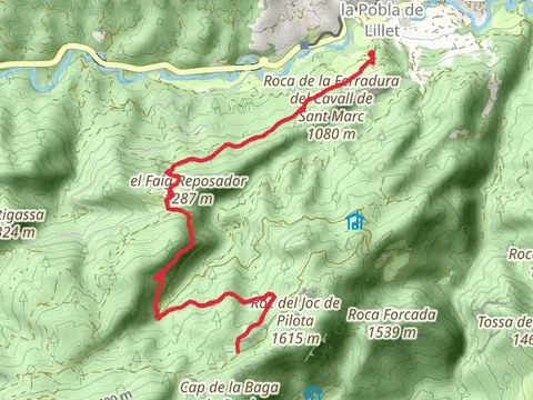 Path of the Pobla de Lillet PR C 11