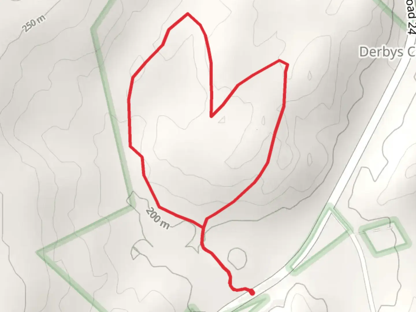 An image depicting the trail County Road 24 Loop and its surrounding area.