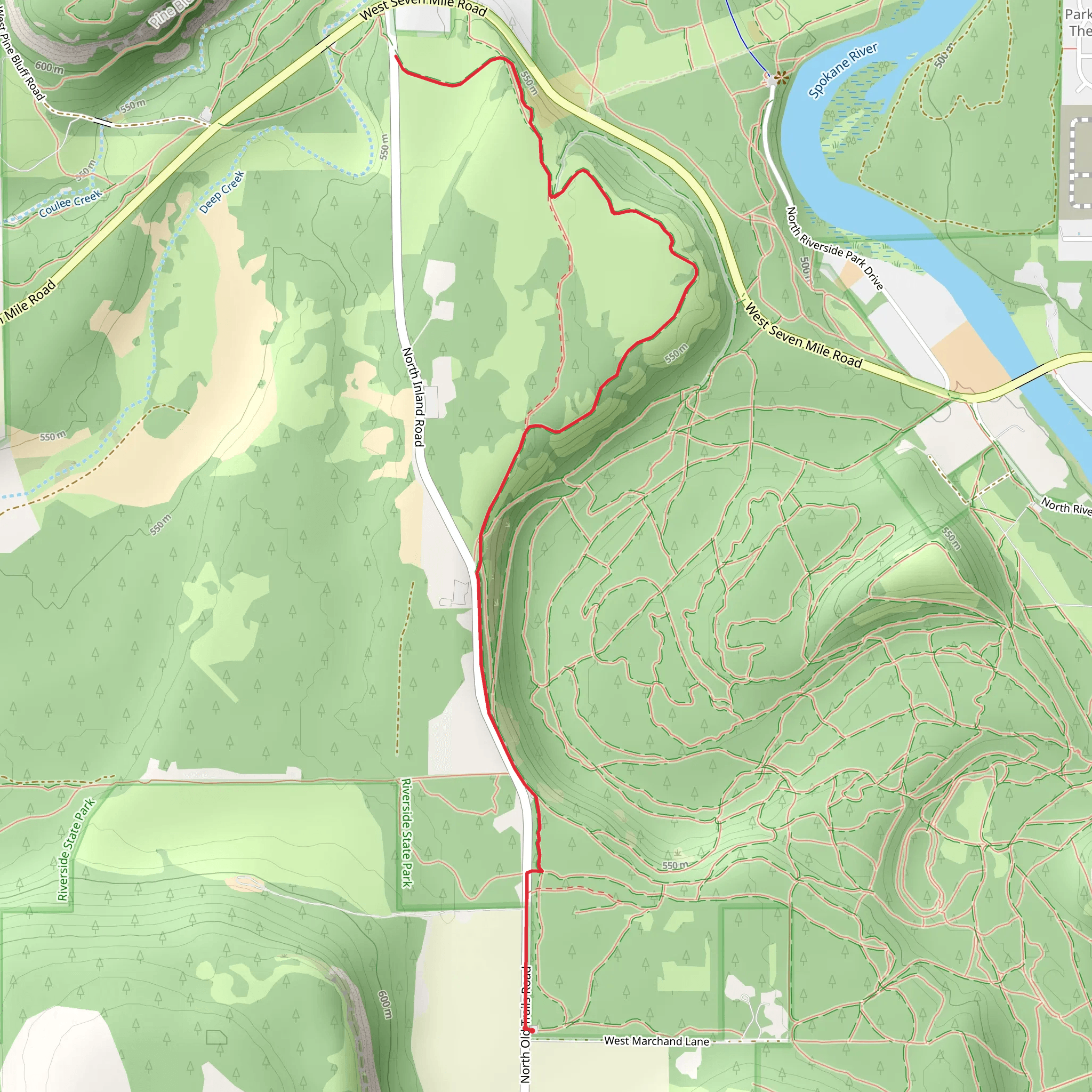 Trail 25 mobile static map