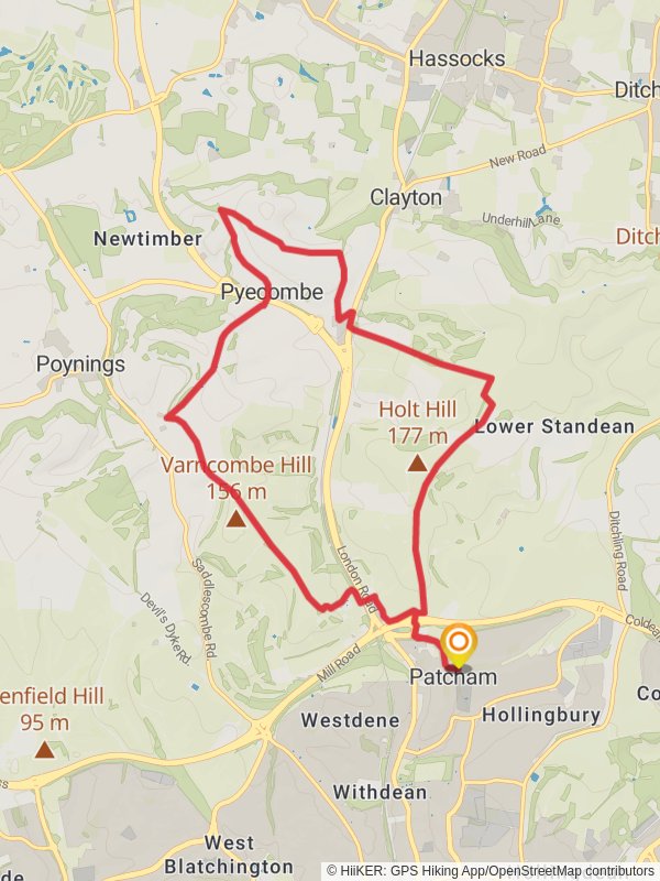 Wolstonbury Hill and from Patcham Brighton and Hove Engla