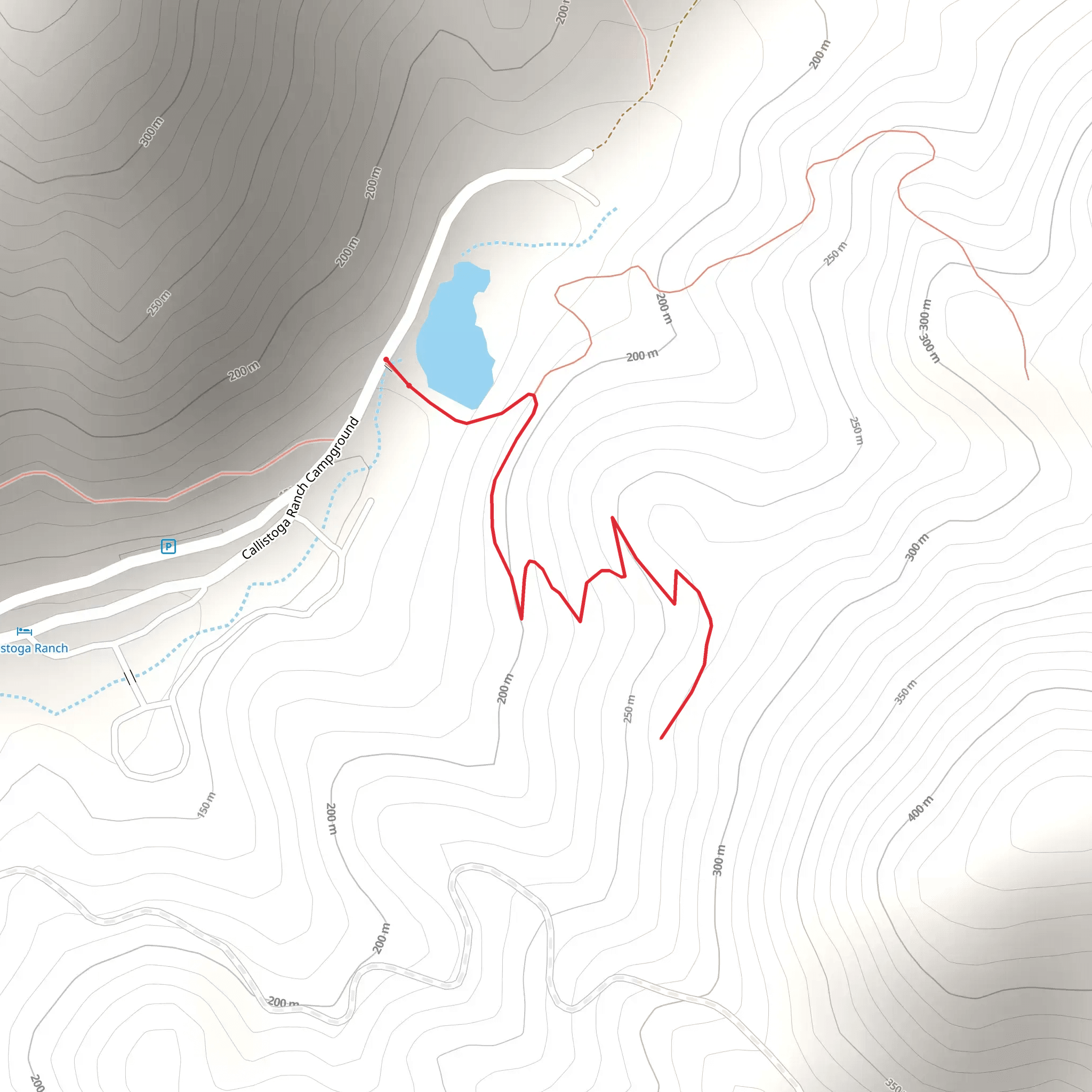 Callistoga Ranch mobile static map