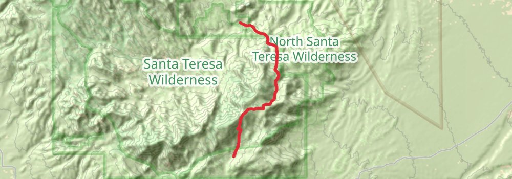 American Perimeter Trail - Southwest Primary stage 35 Map