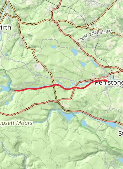Barnsley Mountain Biking mobile static map
