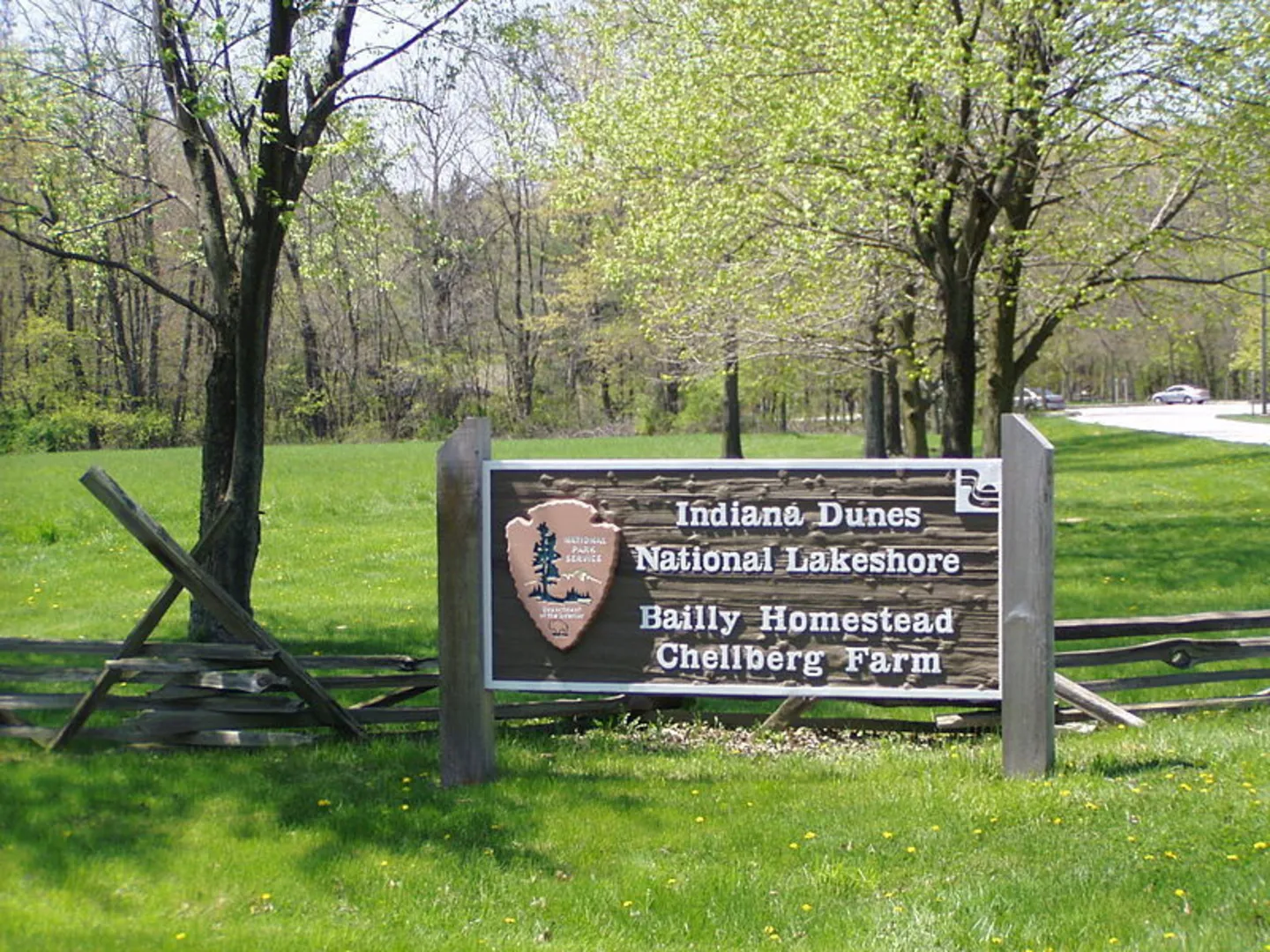 An image depicting the trail Bailly Cemetery Trail and its surrounding area.