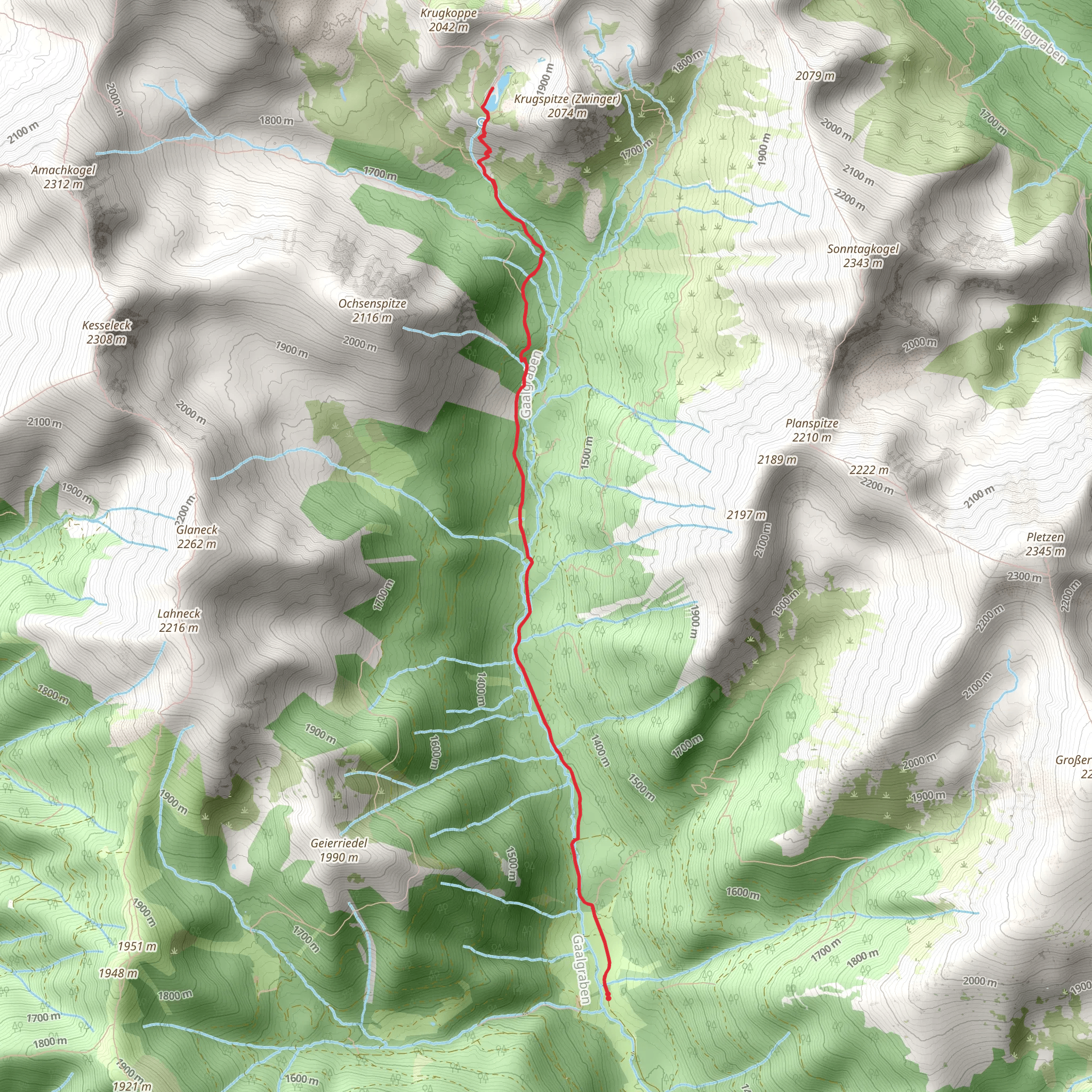 Krugsee mobile static map