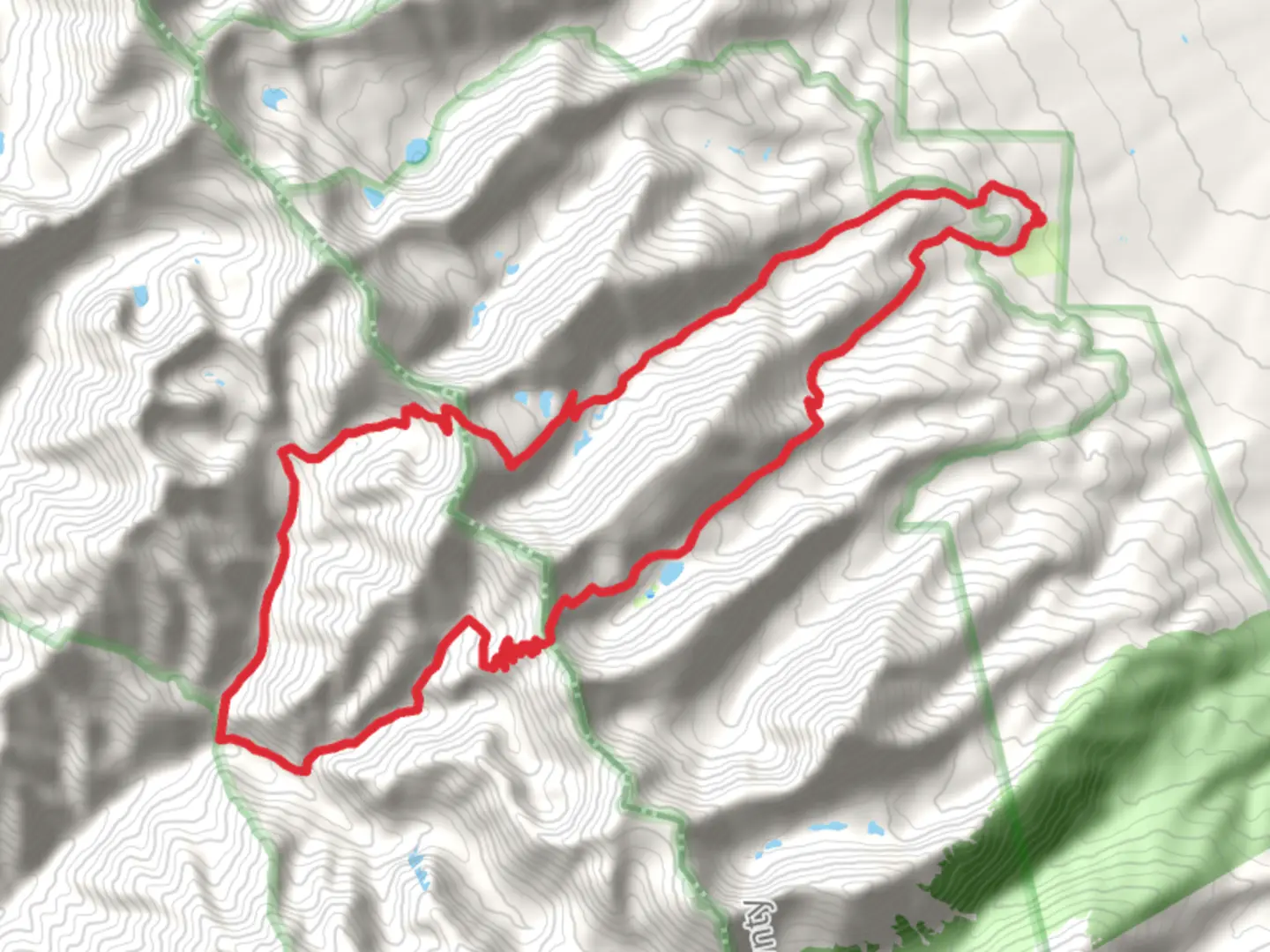 An image depicting the trail Venable, Middle Fork North Crestone and Comanche Loop Trail and its surrounding area.